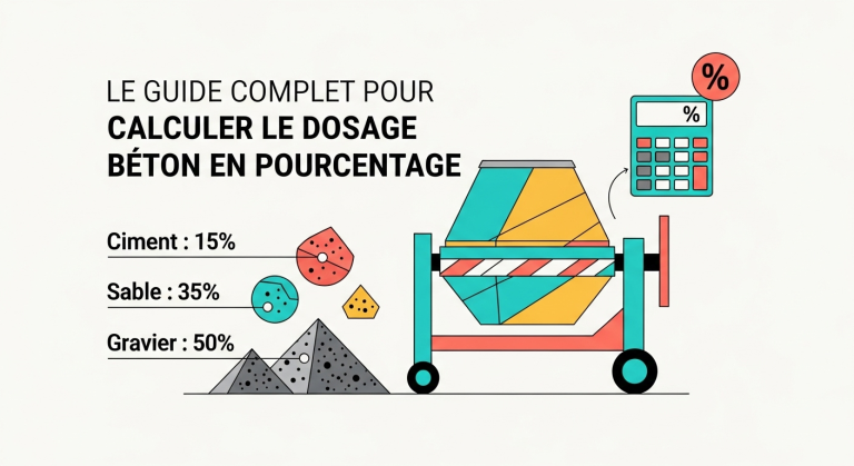 Calculer le Dosage Béton en Pourcentage