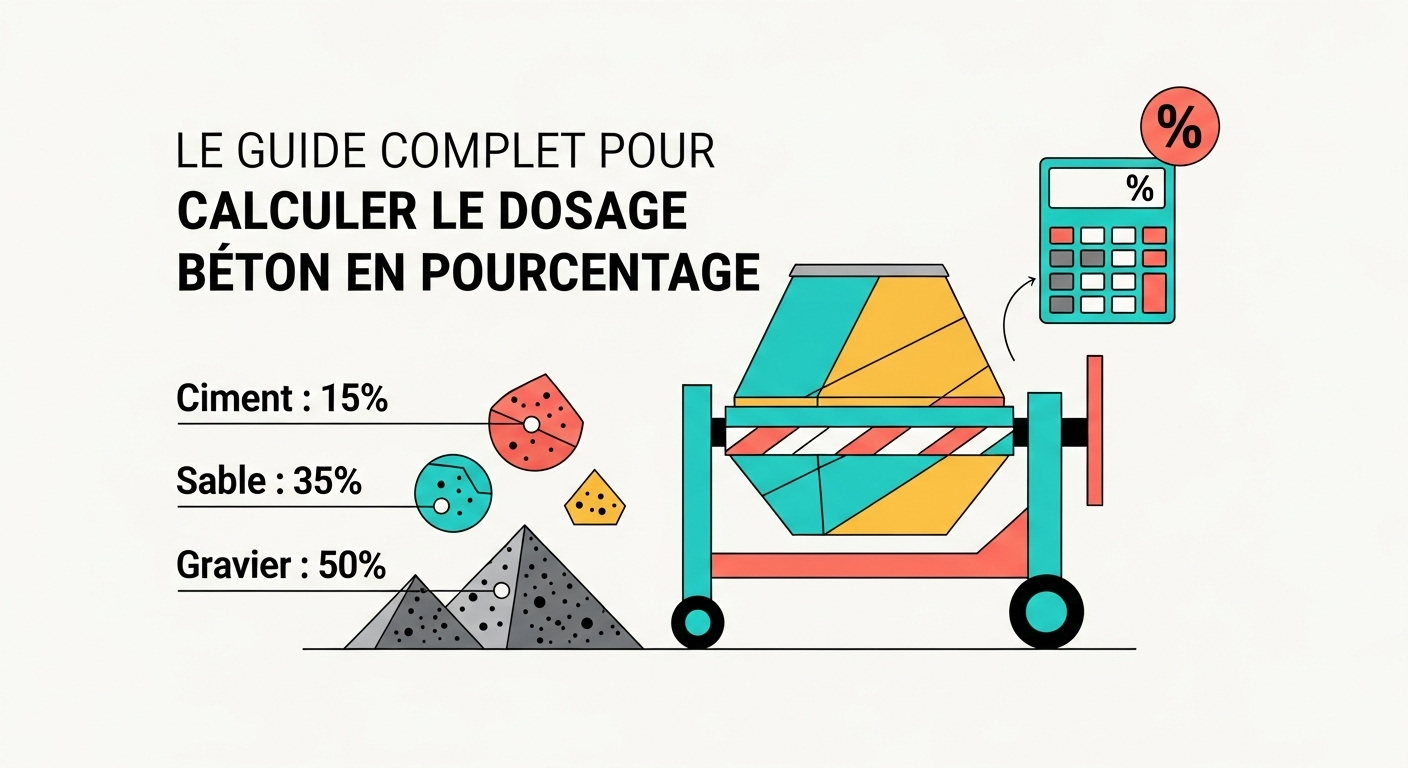 Le Guide Complet pour Calculer le Dosage Béton en Pourcentage 1 Calculer le Dosage Béton en Pourcentage