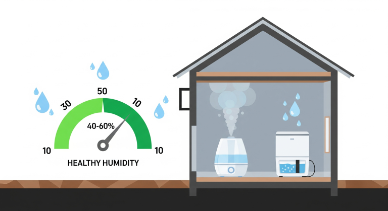 Quel pourcentage d’humidité dans une maison