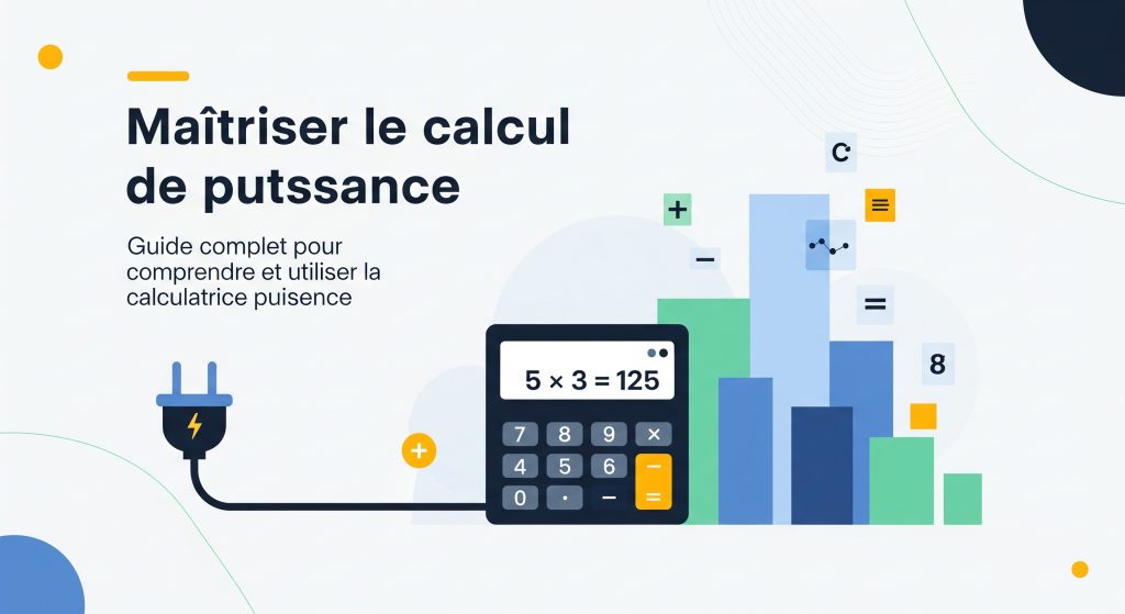 Maîtriser le calcul de puissance : Guide complet pour comprendre et utiliser la calculatrice puissance 1 calcul de puissance