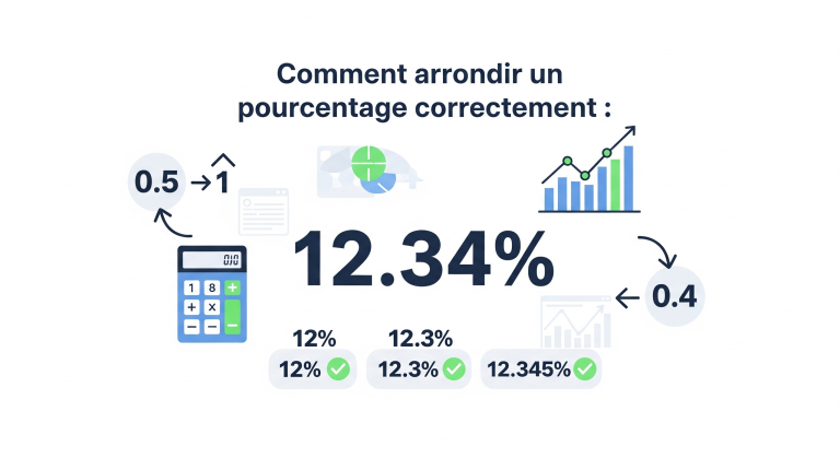 Comment arrondir un pourcentage correctement