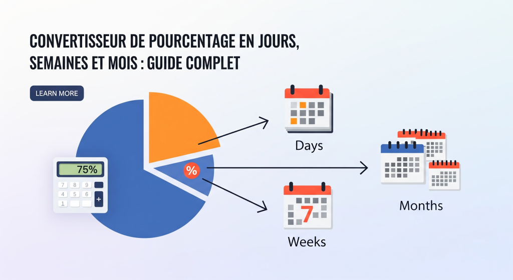 Convertisseur de Pourcentage en Jours, Semaines et Mois : Guide Complet 2 Convertisseur de Pourcentage en Jours, Semaines et Mois : Guide Complet